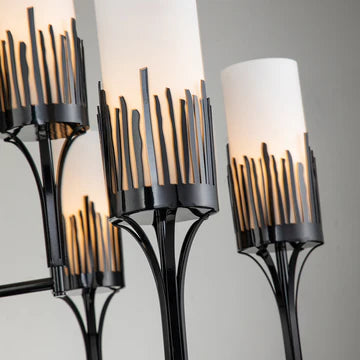 Sawgrass 9 Lt Chandelier in Black